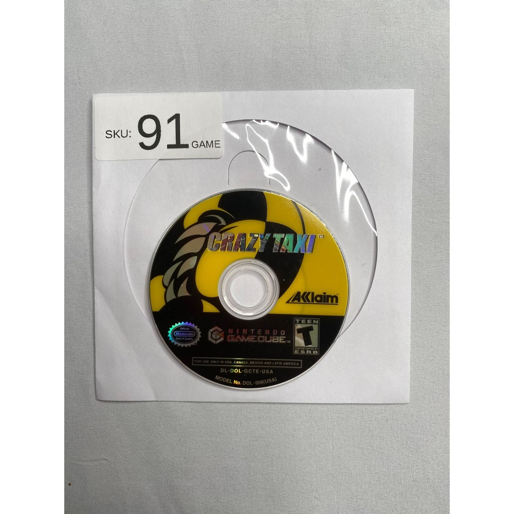 Crazy Taxi Nintendo GameCube GC Disc Only